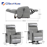 CJSmart Home - Chaise de Salon de Beauté Luxe Réglable en Hauteur et Inclinable, Idéale pour Coiffeur et Barbier - Offre Spéciale