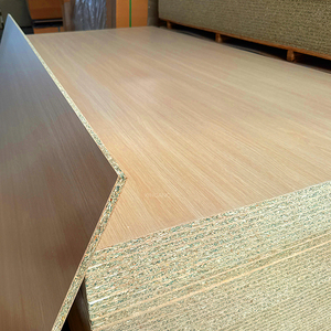 Tablero de partículas/aglomerado con revestimiento de melamina de diferentes tamaños disponibles 4x8/5x8/4x9/4x10 - Product Image 1