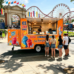 Gerobak Es Krim, Truk Makanan, Trailer Makanan, Truk Makanan dengan Dapur Lengkap, Gerobak Es Krim, Trailer Mobile, Dilengkapi Peralatan Lengkap - Product Image 6