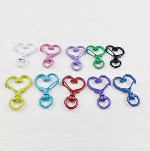 Custom <b>Hook</b> Soft Enamel Heart Metal Key Buckle Swivel Lobster Clasp Snap <b>Hook</b> Luxury Key Chain Accessories - Product Image 3