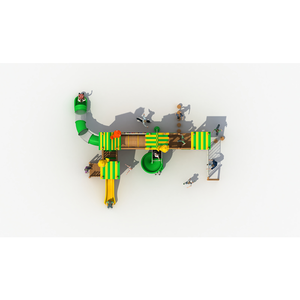 تسلية هوانان: معدات ملعب خشبية خارجية للأطفال وألعاب رياض الأطفال الممتعة للأطفال - Product Image 6