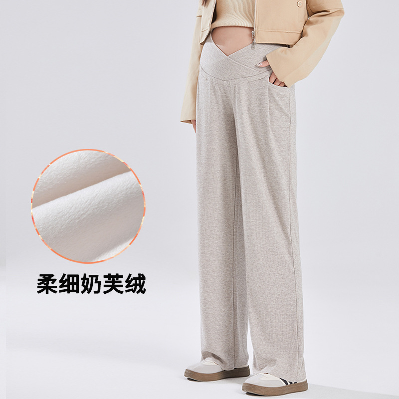 Oatmeal (low waist fleece drawstring)