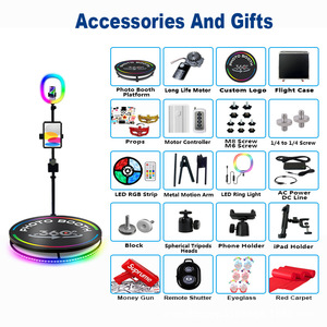 Cabine photo à <span class=keywords><strong>360</strong></span> degrésConvient aux fêtes, mariages, clubs, écoles et autres lieux. - Product Image 5