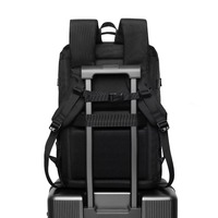 Sac à dos de voyage d'affaires pour homme en Oxford, grande capacité 20-35L, sacoche pour ordinateur portable, pour étudiants, décontracté, avec bandoulière incurvée en polyester