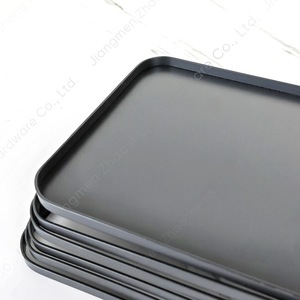 Rectangular Storage <b>Basket</b> Grey Durable Serving <b>Tray</b> For Food Contact Kitchen Countertop Use - Product Image 4