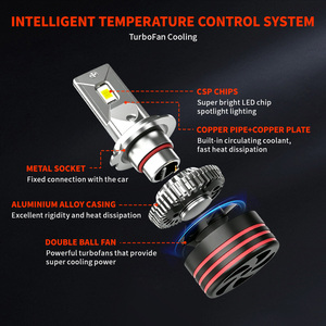 Vendita all'Ingrosso di Lampadine LED per Fari Auto M8 PRO <span class=keywords><strong>Max</strong></span> H11, Fari LED Auto H11 con Canbus - Product Image 4