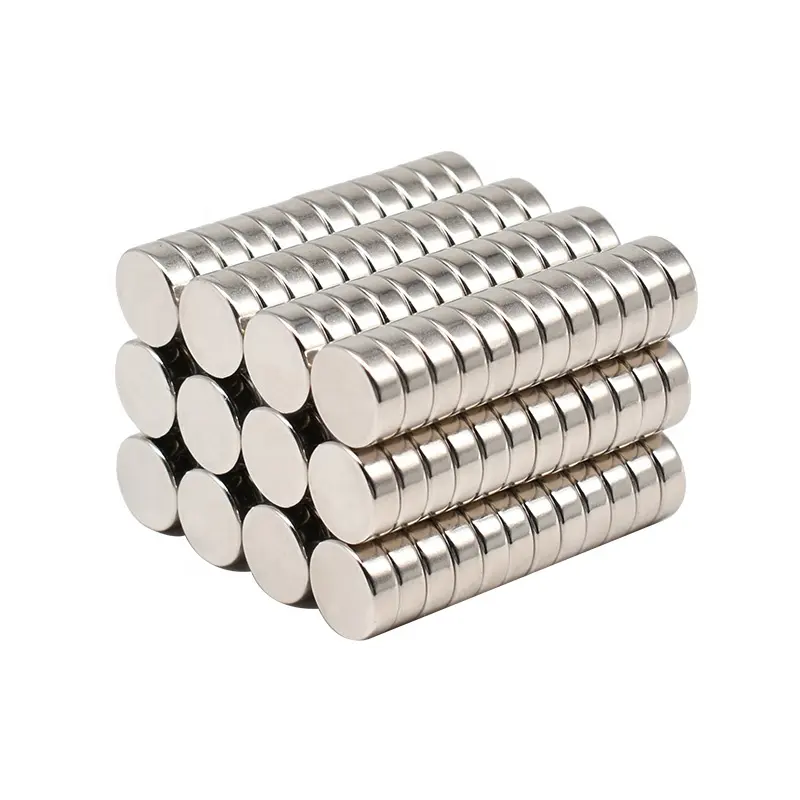 NiCuNi-Beschichtung superstarke Scheibe permanent NdFeB Neodymium-Magnet Neodymium-Magnet 10 × 2 mm