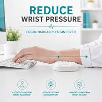Ensemble repose-poignets ergonomique et orthopédique en mousse à mémoire de forme pour clavier et tapis de souris, accessoires de bureau en gros