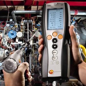 Analizador de Gases de Combustión Digital de Alta Precisión Testo 340 Original, en Oferta, para Análisis de Combustión Industrial O2 CO NO SO2 - Product Image 4
