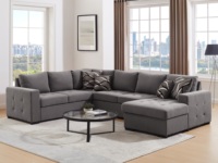 Beliebtes Sofa-Set Wohnzimmermöbel Modernes Luxuriöses Weiches Design Couch Wolken-Elegantes Stoffsofa für Zuhause