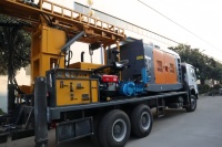 YOTOL Foreuse rotative portable pour puits d'eau, montée sur camion, alimentée au diesel, 85-129KW, avec une profondeur maximale de 600M