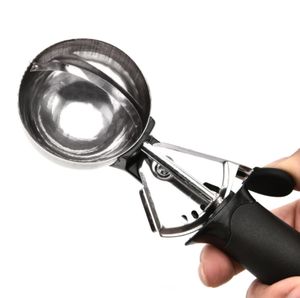 Novedoso utensilio de cocina para frutas con mango cómodo y antideslizante, cuchara para helado de acero inoxidable - Product Image 4
