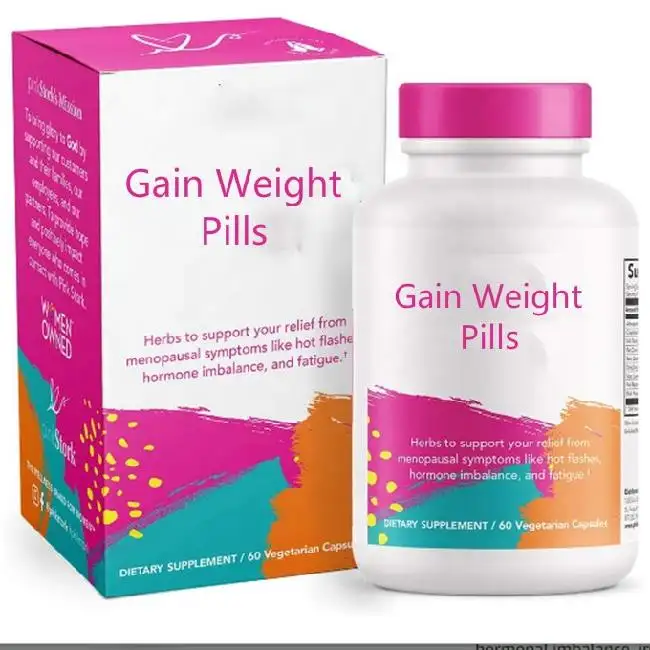 Private Label Vitamin Gewichts zunahme Ergänzungen Appetit Produkte Gewichts zunahme Kapsel Tabletten Gummi pillen für Frauen Männer Kind
