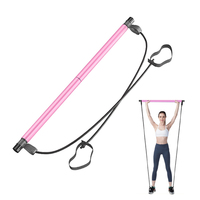 Kit de barre de Pilates chaud, bande de résistance, bâton d'exercice, bâton de yoga Pilates