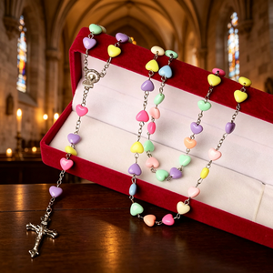 Rosarios católicos hermosos con estuche, Israel, Virgen María, joyería de acero al por mayor para recuerdo, rosarios católicos de lujo - Product Image 1
