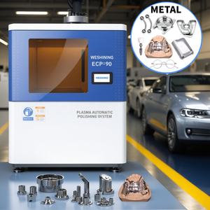 Machine de polissage de métaux pour finition de surface par lapage satiné, équipement de finition de surface par fraisage à surface miroir, couvercles et accessoires - Product Image 1