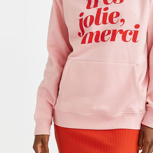 2025 Premium professionnel femmes grande taille à capuche solide pull avec manches longues décontracté hiver Style à capuche col femmes - Product Image 6