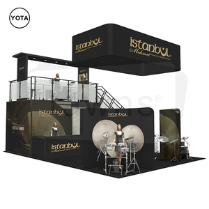 Tawns 20x30ft Trọng lượng nhẹ nhôm ống khung di động tái sử dụng tradeshow gian hàng với dễ dàng thiết lập căng thẳng vải Kệ hiển thị đứng - Product Image 1