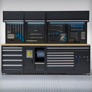 JZD Full Garage Workbench <strong>Tool</strong> Chest Cabinet with Drawers Customizable OEM &amp; OBM Support for <strong>Tool</strong> <strong>Storage</strong> - Product Image 2