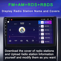 Autoradio universel portable 10,1 pouces Android 10 avec écran tactile GPS, Android Auto, CarPlay, processeur quadricœur, 4G/WiFi, montage sur tableau de bord