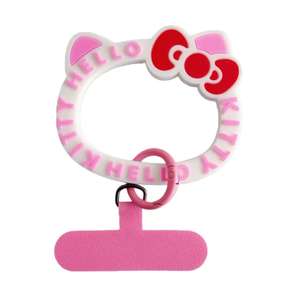 Bracelet de téléphone en silicone avec nœud papillon KT, cordon de poignet, clip, pendentif pour étui, bouteille d'eau <span class=keywords><strong>et</strong></span> sac, modèle 00168 5cm - Product Image 5