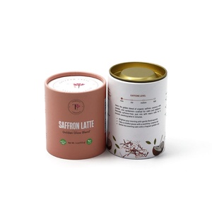 Envase de Cartón Biodegradable para Alimentos con Impresión Digital, Tubo Cilíndrico con Tapa de Aluminio - Product Image 5