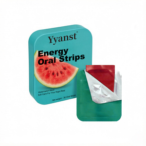 Tiras Orales Disolubles con Sabor a Sandía Yyanst, Caja Metálica, Paquete de 30 Unidades - Product Image 1