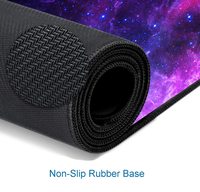 Tapis de bureau ergonomique en caoutchouc à motif de dessin animé, base pour clavier d'ordinateur PC, tapis de souris XXL grand format personnalisé pour le jeu, tapis de table pour le bureau