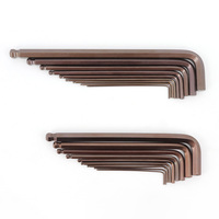Jeu de clés Allen métriques en L à embout sphérique haute résistance, personnalisable OEM, clé Torx
