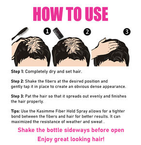 Nouveauté : <span class=keywords><strong>Spray</strong></span> Couvre-<span class=keywords><strong>Racines</strong></span> Rapide et Poudre Correctrice <span class=keywords><strong>pour</strong></span> Cheveux Fins, Moustache Bouclée et Fibres Capillaires Texturisantes - Product Image 5