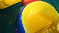 Vente flash : Voiture électrique pour enfants à pièces, modèle lapin en carton, équipement d'amusement intérieur