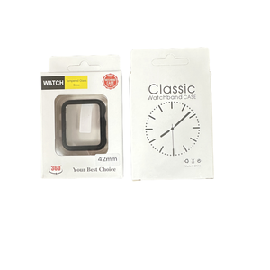 Film de verre trempé dur PC pare-chocs 38-40-41-42-44-45-49mm pour <span class=keywords><strong>Apple</strong></span> <span class=keywords><strong>Watch</strong></span> étui de protection d'écran couverture de visage de protection - Product Image 4