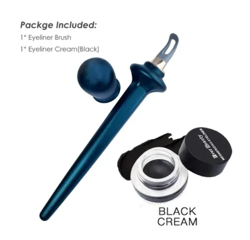 Инструмент для подводки для глаз hypereasy, многоразовая кисточка для бровей и теней, с гелем для подводки