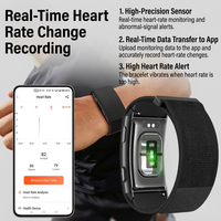 Bracelet intelligent sans écran P13, moniteur de santé, bracelet de suivi du sommeil, fréquence cardiaque, oxygène sanguin, Bluetooth pour le sport