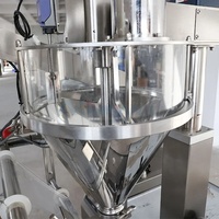 Machine de remplissage de poudre semi-automatique Machine de scellage de pilules de comprimés rentable Ligne de production d'embouteillage pour application alimentaire