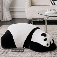 Canapé paresseux Panda mignon, fauteuil design en forme d'animal, siège de détente adorable pour salon et chambre