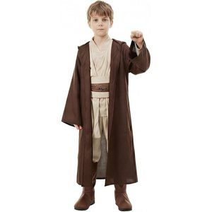 Costume de chevalier Shyhand pour garçons, robe 4 pièces, tunique, cape à capuche, pantalon, ceinture, tenue d'halloween en polyester - Product Image 1