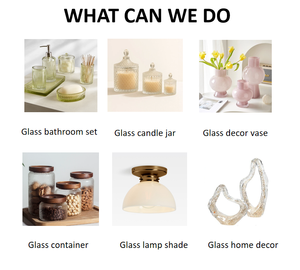Juego de Accesorios de Baño de Vidrio con Bomba Metálica Color Ámbar, Nuevo Estilo, <span class=keywords><strong>para</strong></span> Uso Doméstico y Decoración - Product Image 2