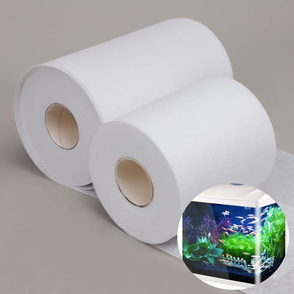 Polyester synthetic fiber filter cotton replaceable aquarium fishing gear filter biochemical cotton filter pad