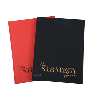 Tùy chỉnh bìa cứng máy tính xách tay Cá nhân hóa in Linen kế hoạch vải máy tính xách tay in ấn Tạp Chí với lá dập - Product Image 5