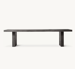 Juego de Comedor de Lujo de Diseño Industrial Moderno Sassanid OEM, Mesa de Comedor Rectangular Encerada <span class=keywords><strong>Cabrera</strong></span> - Product Image 2