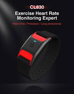 Nuevo Brazalete de Ritmo Cardíaco Recargable e Impermeable con BLE ANT+, Rango de 40-220 <span class=keywords><strong>BPM</strong></span>, Compatible con Wahoo/Strava, Monitor de Actividad Física para Gimnasio y Deportes - Product Image 1