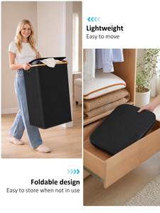 <b>Large</b> Capacity Waterproof Foldable Kitchen <b>Storage</b> <b>Basket</b> Oxford Standing Type Dirty Clothes Hamper Convenient Bottle Frame for - Product Image 6