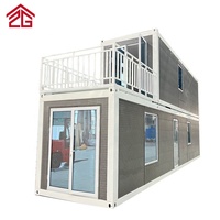 2 ou 3 chambres à coucher Mobile Préfabriqué Living Tiny Villa Cabin House Décoration luxueuse Tiny House à vendre Allstar Glass Door Modern