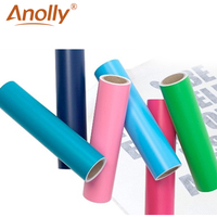 Anolly - Rollos de Vinilo Autoadhesivos de PVC de 0,61 x 50 m, 140 g, para Plotter de Corte, Superficie Mate y Brillante