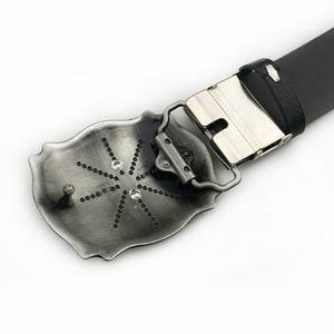 빈티지 스타일 합금 벨트 버클 미국 카우보이 패션 서양 3D 새겨진 암소 황소 머리 벨트 버클 - Product Image 5