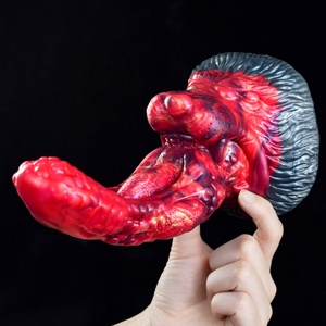 2022 New Wolf Tongue Kinky <b>Dildo</b> NNSX Soft Silicone Monster Sex Toy Masturbator Erotic Design Beast <b>Dildo</b> for Women - Product Image 6