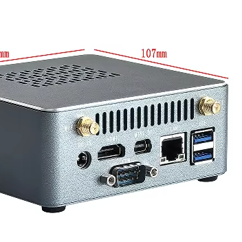 Pc Mini with Intel Alder Lake12th Raptor Lake 13th Gen I3 I5 I7 I9 NB-DDR4 MAX 32G 1*M.2 +9~24V HD-MI Mini-DP