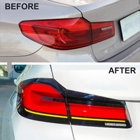 Luces Traseras LED Nuevas de Fábrica para BMW Serie 5 2018-2020, Conjunto de Faros Traseros con Lente Roja, 12V, Compatibles con G30 G38