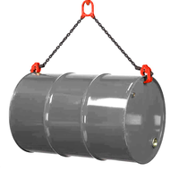 Lève-bidon TOYO-INTL 1000 KG avec griffe de sécurité